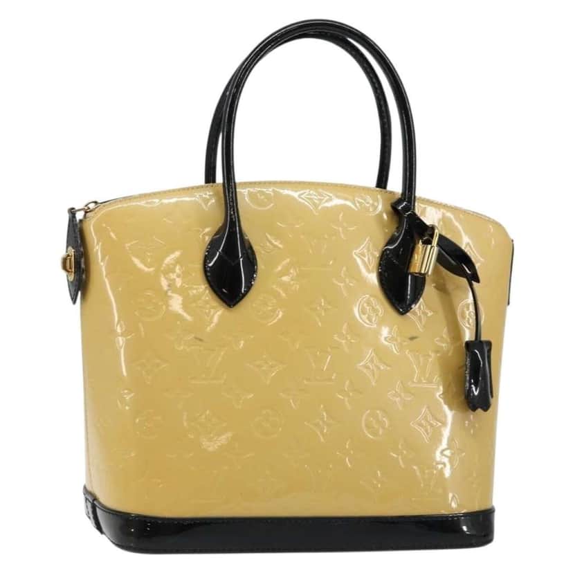 Louis Vuitton Lockit Handbag Beige Good condition - Front View