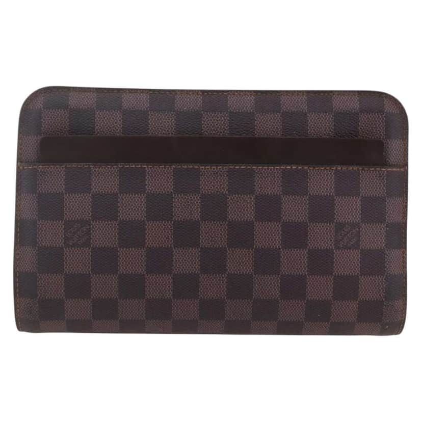Louis Vuitton Pochette Saint Louis Brown Canvas Fair condition - Front View