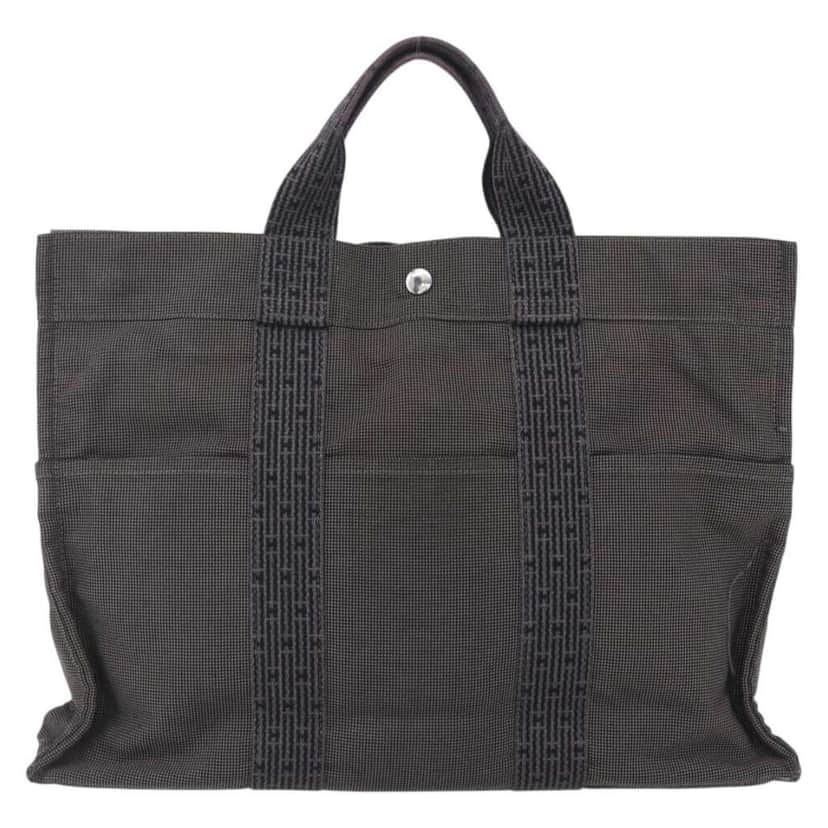 Hermès Fourre-tout Herline Other Canvas Good condition - Front View