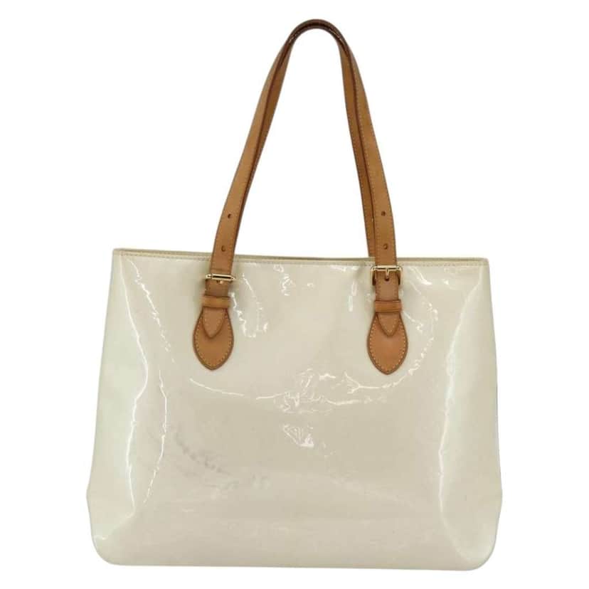Louis Vuitton Brentwood Handbag Beige Good condition - Front View