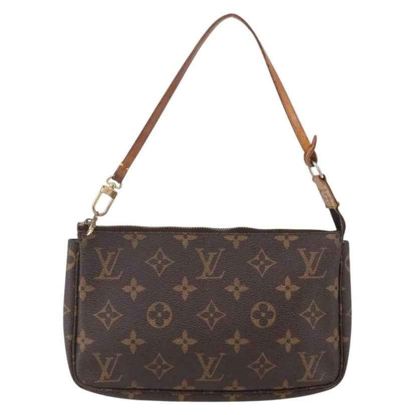 Louis Vuitton Pochette Accessoires NM Brown Canvas Good condition - Front View