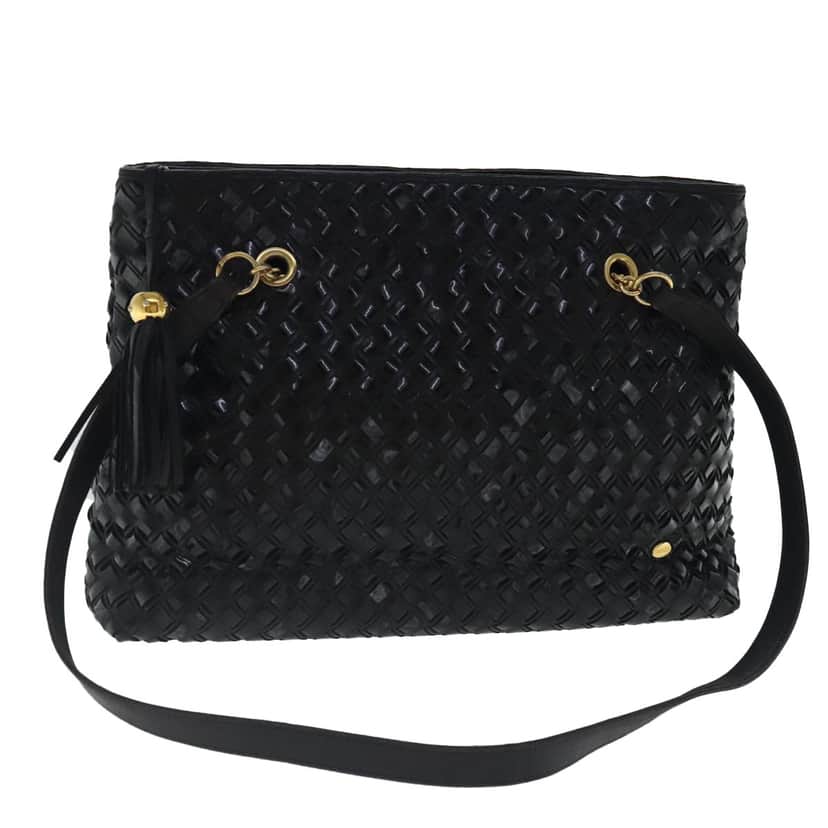 Bally Vintage Shoulder Bag Black Good condition - Front View