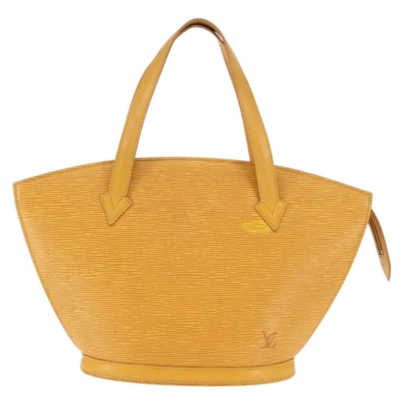 Louis Vuitton Saint Jacques Handbag Yellow Leather Good condition - Front View