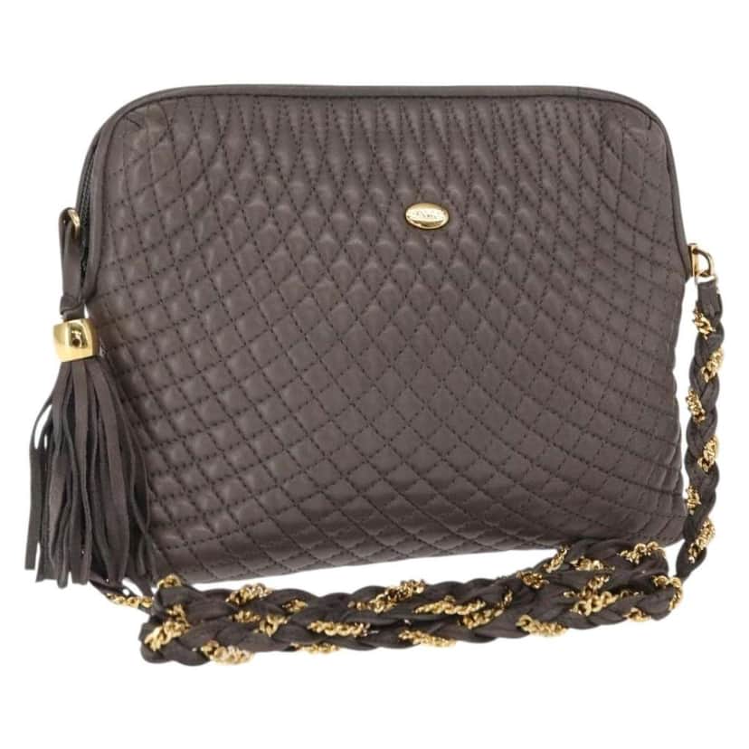 Bally Vintage Chain Shoulder Bag Other Leather Good condition - Front View