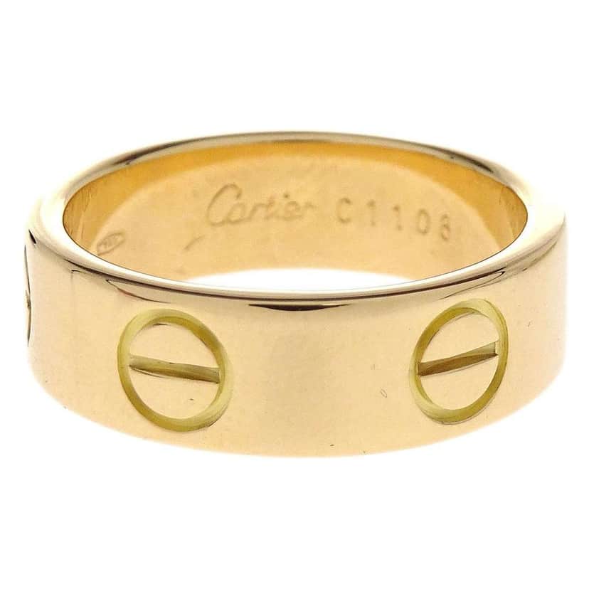Cartier Love Wedding Band Ring Gold Good condition - Front View