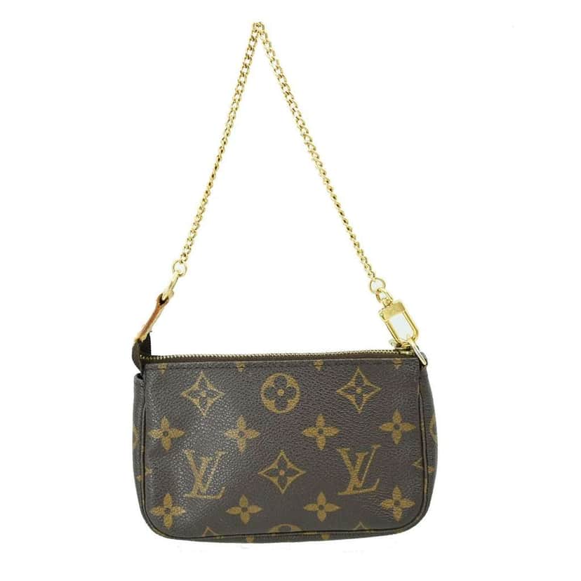 Louis Vuitton Pochette Accessoires Brown Canvas Good condition - Front View