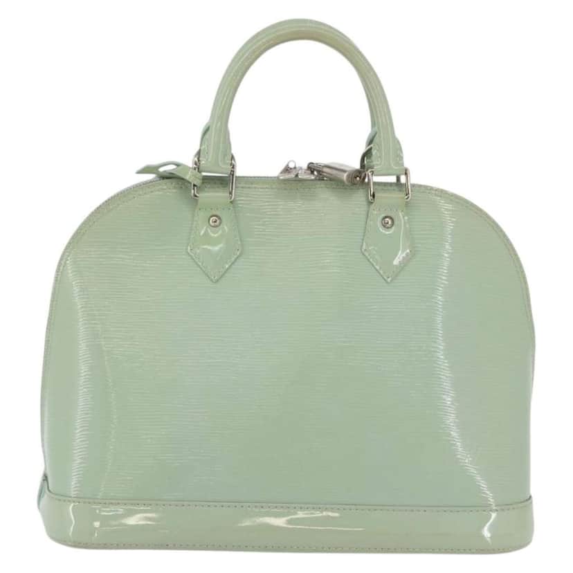 Louis Vuitton Alma Handbag Green Good condition - Front View