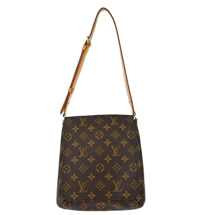 Louis Vuitton Musette Salsa Handbag Brown Canvas Good condition - Front View