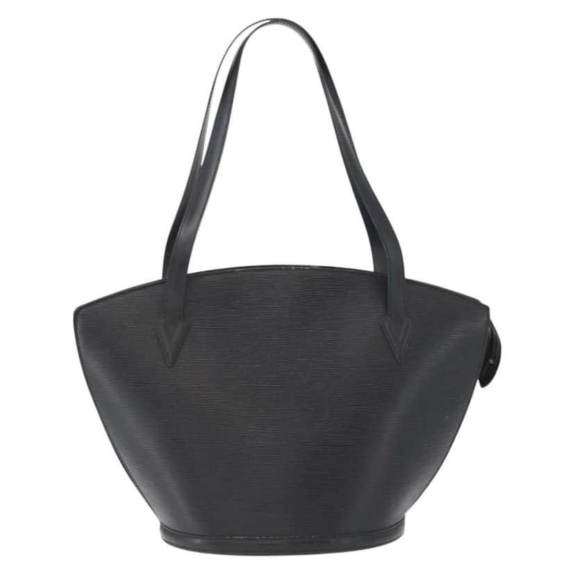 Louis Vuitton Saint Jacques Handbag Black Leather Fair condition - Front View