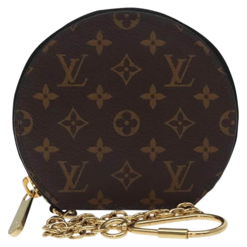 Louis Vuitton Boite Chapeau Coin Purse Brown Canvas Very good condition - Front View