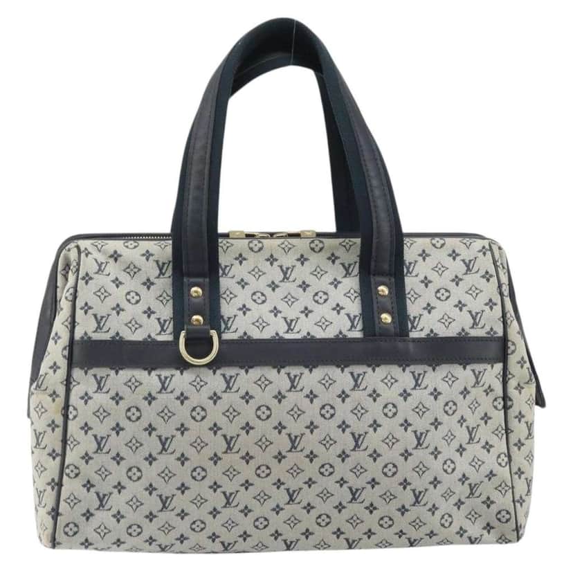 Louis Vuitton Josephine Handbag Blue Canvas Good condition - Front View