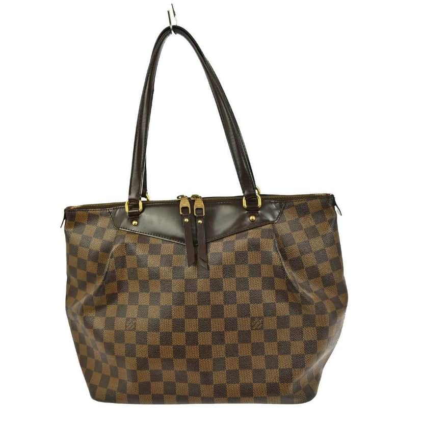 Louis Vuitton Westminster Handbag Brown Canvas Good condition - Front View