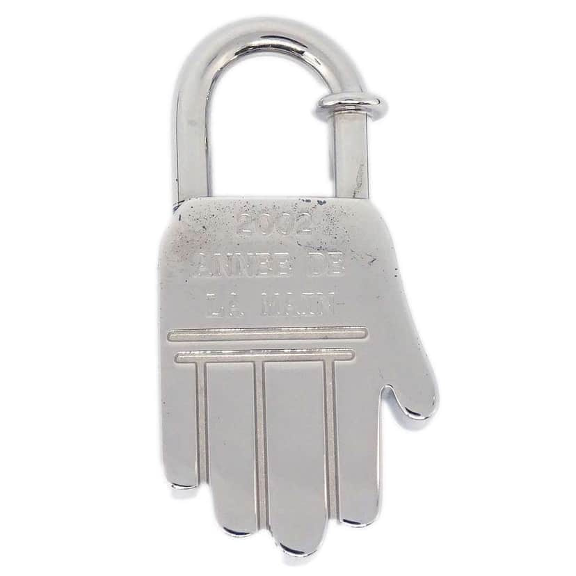 Hermès Cadena Silver Good condition - Front View