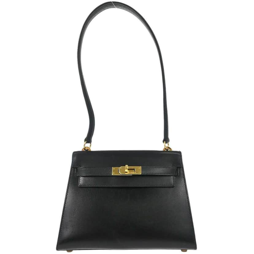 Hermès Kelly Mini II Bag Black Good condition - Front View
