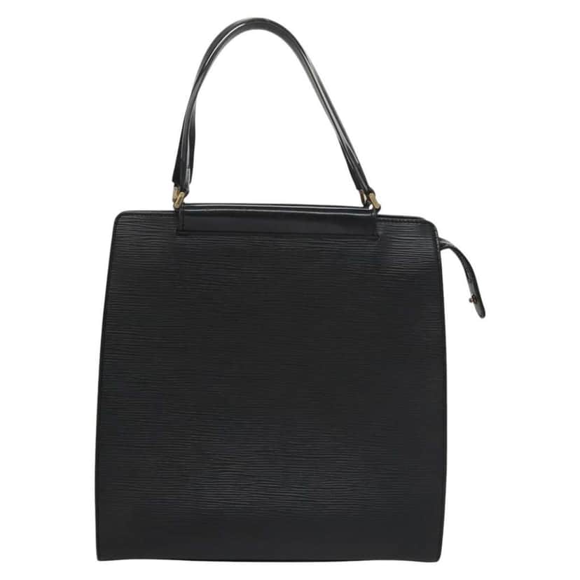 Louis Vuitton Figari Handbag Black Leather Fair condition - Front View