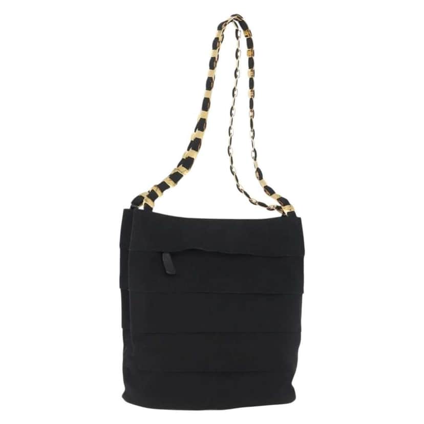 Salvatore Ferragamo Vala Shoulder Bag Black Good condition - Front View