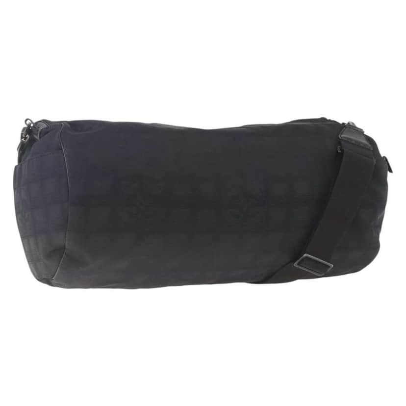 Chanel Travel Line Boston Bag Black Good condition - Front View