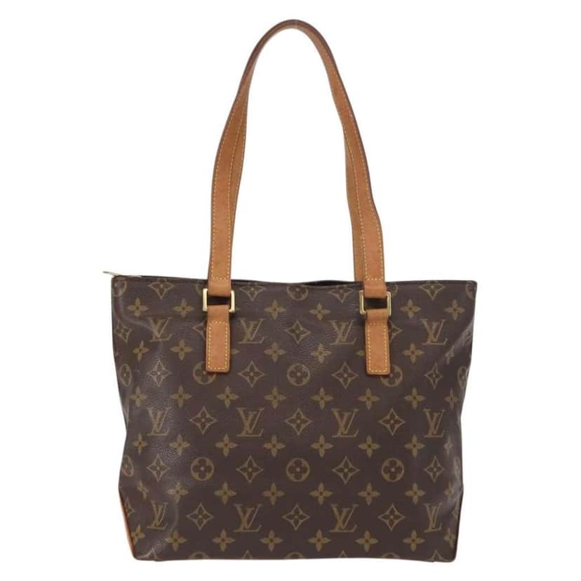 Louis Vuitton Cabas Mezzo Brown Canvas Fair condition - Front View