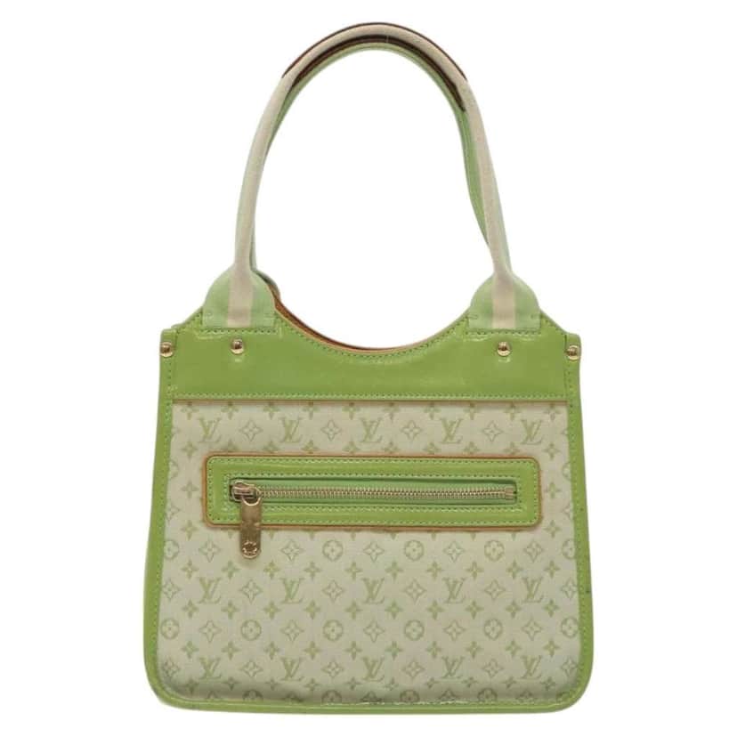 Louis Vuitton Kathleen Tote Green Canvas Good condition - Front View