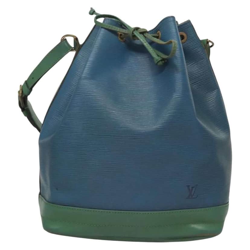 Louis Vuitton Bicolor Noe Handbag Green Leather Fair condition - Front View