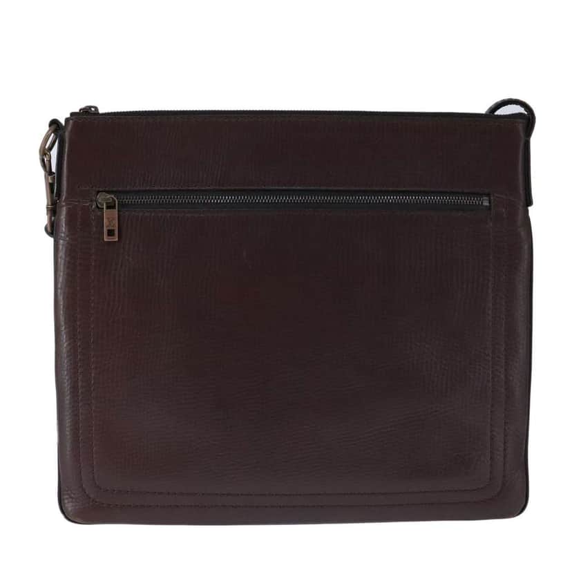 Louis Vuitton Shawnee Messenger Bag Brown Leather Good condition - Front View
