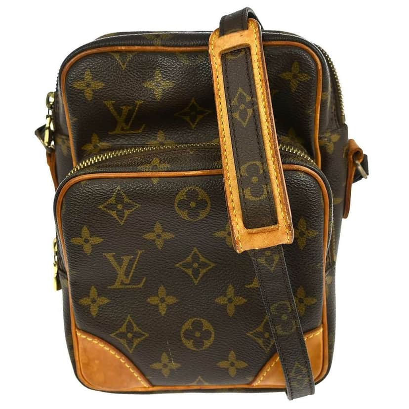 Louis Vuitton Amazone Bag Brown Canvas Fair condition - Front View
