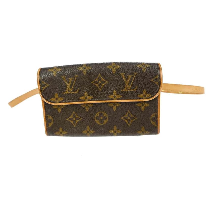 Louis Vuitton Florentine Waist Bag Brown Canvas Good condition - Front View