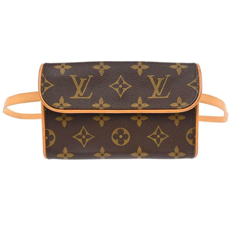 Louis Vuitton Florentine Waist Bag Brown Canvas Good condition - Front View