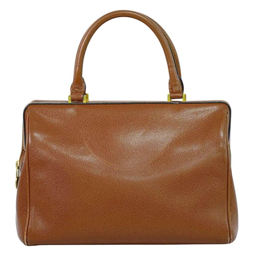 Celine Handbag Brown Leather Good condition - Front View