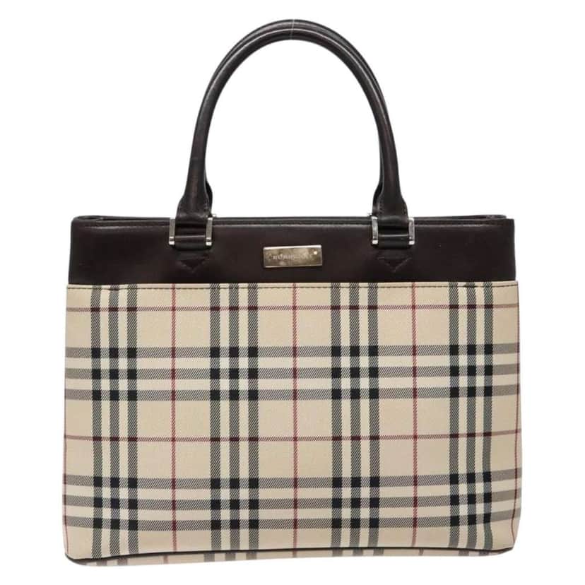 Burberry Nova Check Tote Beige Good condition - Front View