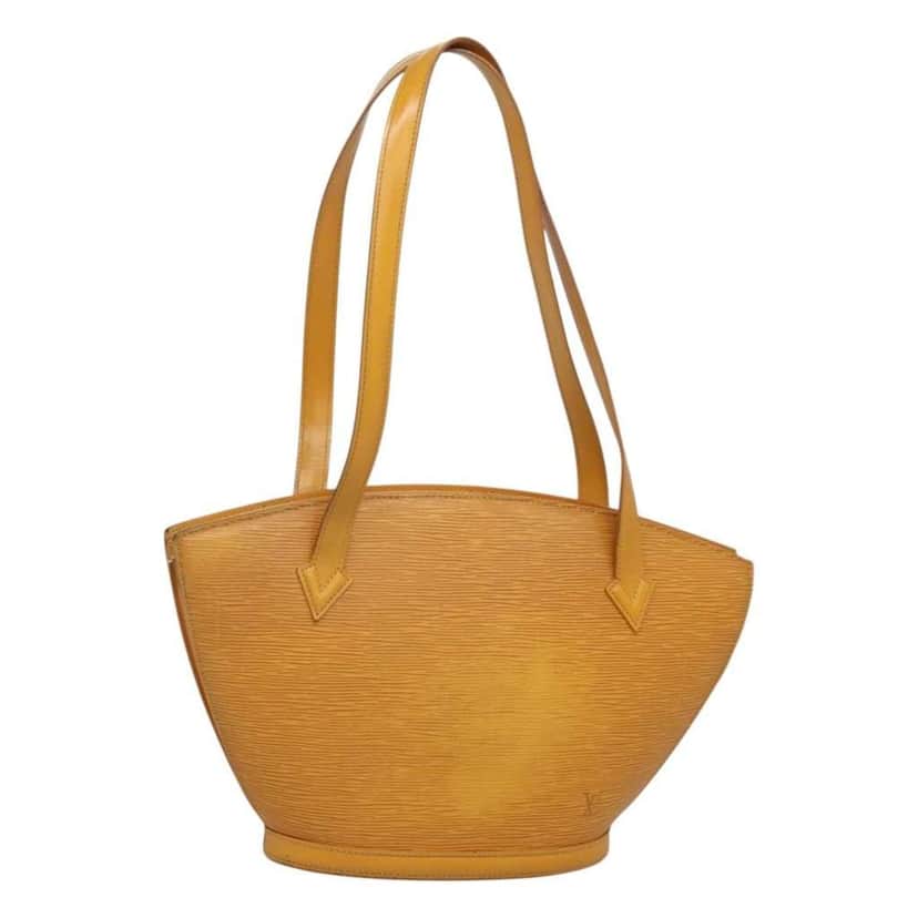Louis Vuitton Saint Jacques Handbag Yellow Leather Fair condition - Front View
