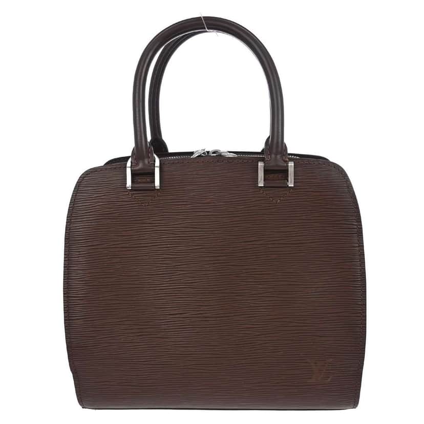 Louis Vuitton Pont Neuf Handbag Brown Leather Good condition - Front View