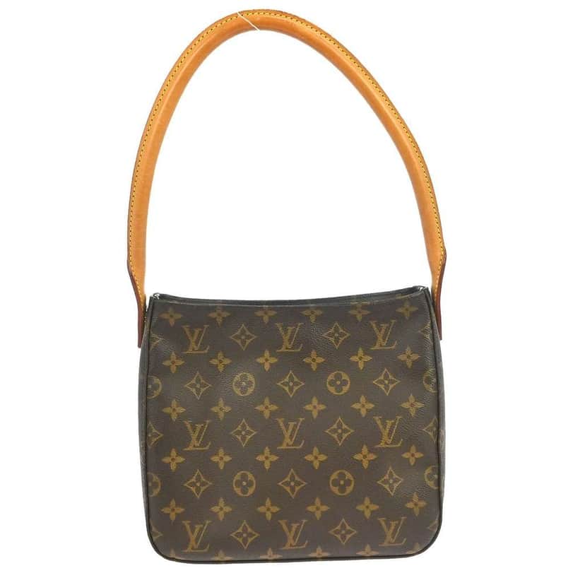 Louis Vuitton Monogram Looping Handbag Brown Canvas Good condition - Front View