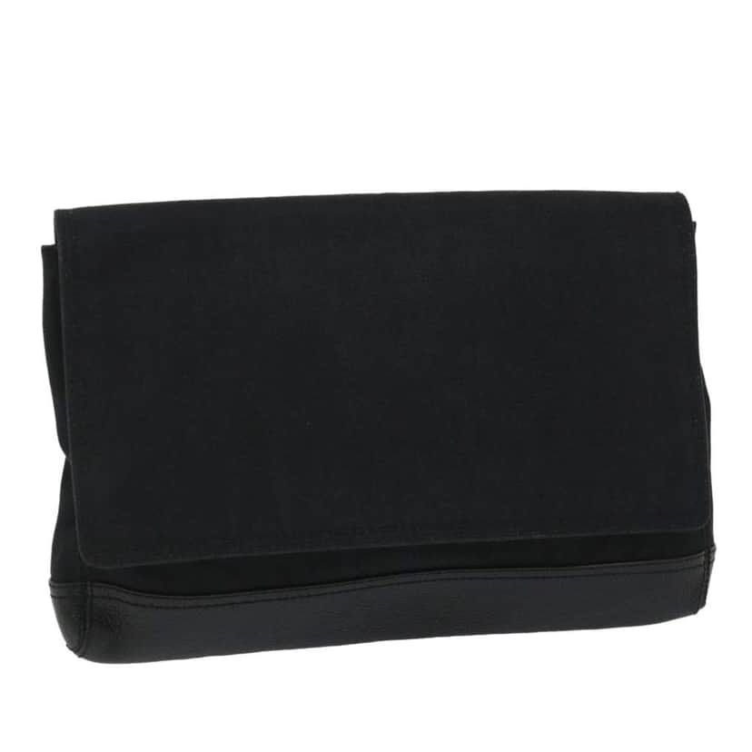 Balenciaga Vintage Pouch Black Canvas Good condition - Front View