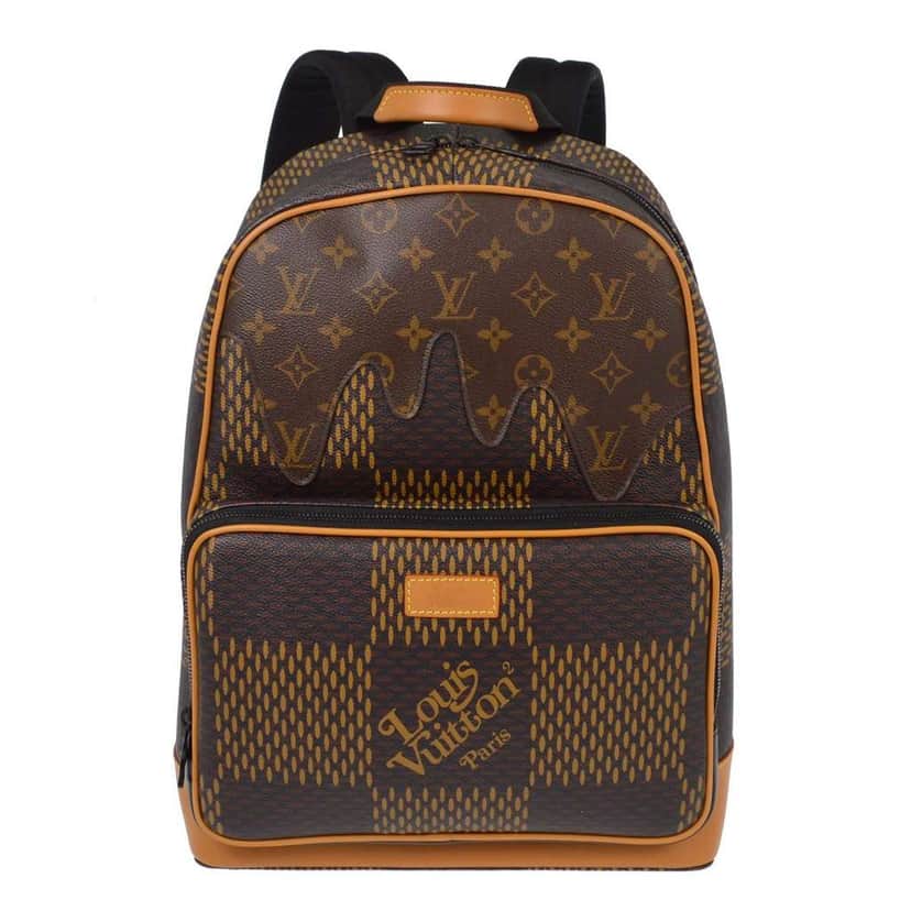 Louis Vuitton Nigo Campus Backpack Brown Canvas Good condition - Front View