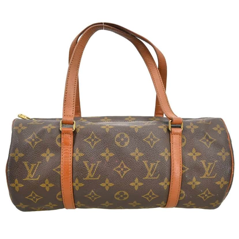 Louis Vuitton Papillon Handbag Brown Canvas Good condition - Front View