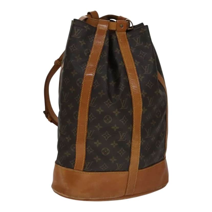 Louis Vuitton Randonnee Backpack Brown Canvas Fair condition - Front View