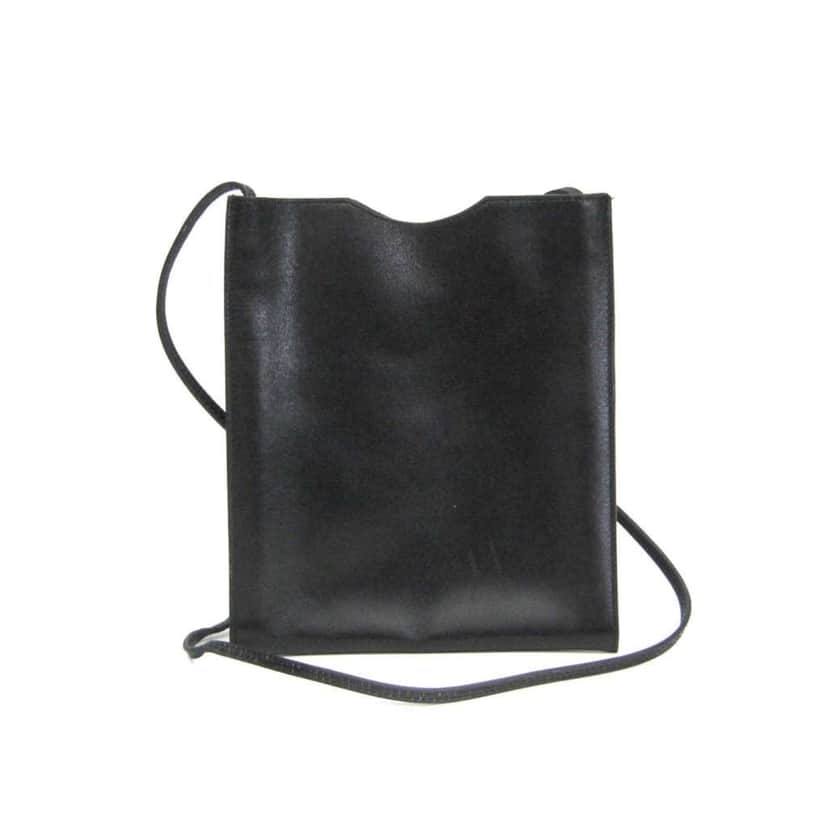 Hermès Onimaitou Handbag Black Leather Good condition - Front View