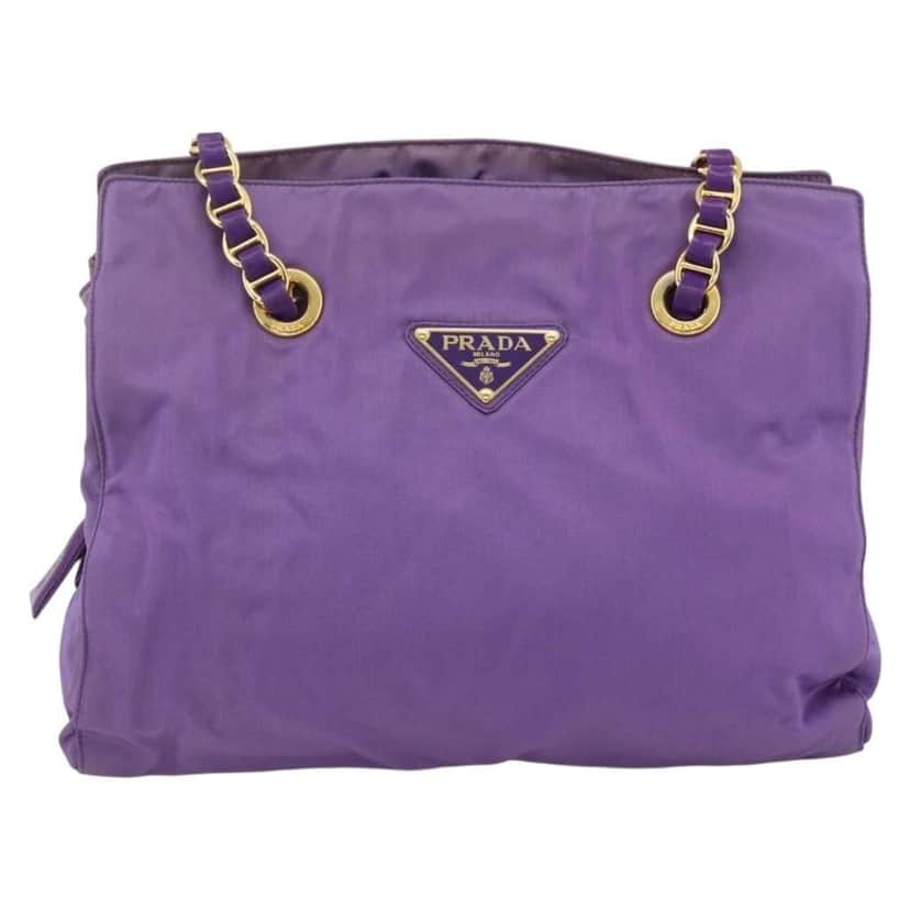 Prada Vintage Shoulder Bag Purple Good condition - Front View