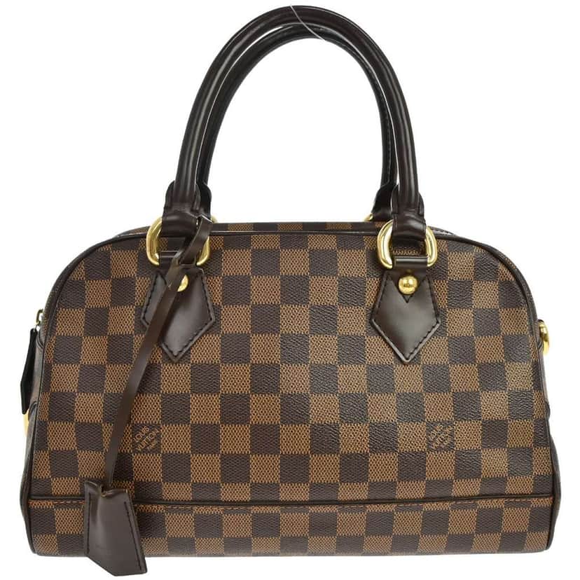 Louis Vuitton Duomo Boston Bag Brown Canvas Good condition - Front View