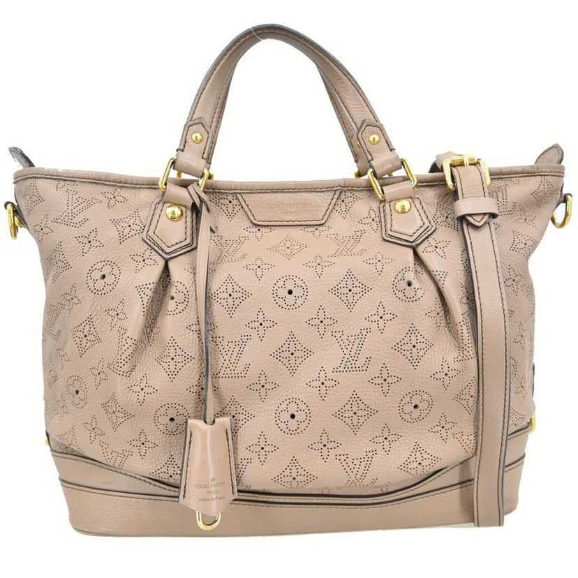 Louis Vuitton Stellar Handbag Beige Leather Good condition - Front View
