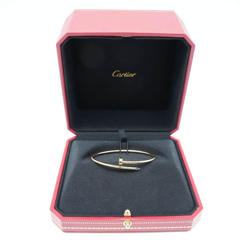 Cartier Just Un Clou  Bracelet 18K Yellow Gold SM Size:16 159MU 9.06g Gold Good condition - Front View