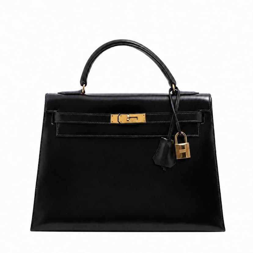 Hermès Kelly 32 Sellier Black