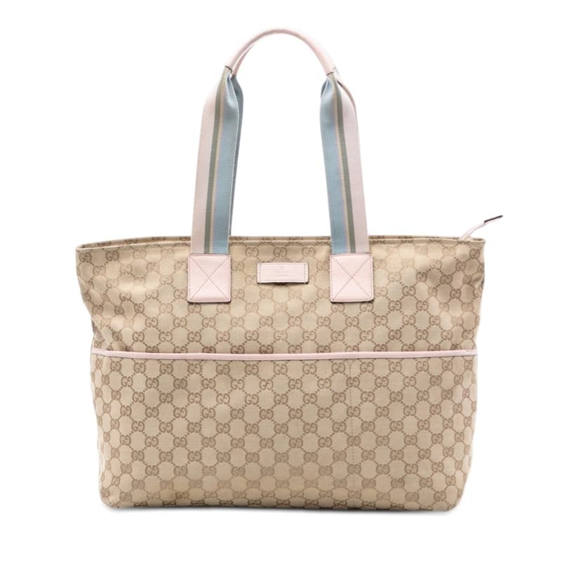 Gucci GG Canvas Web Tote