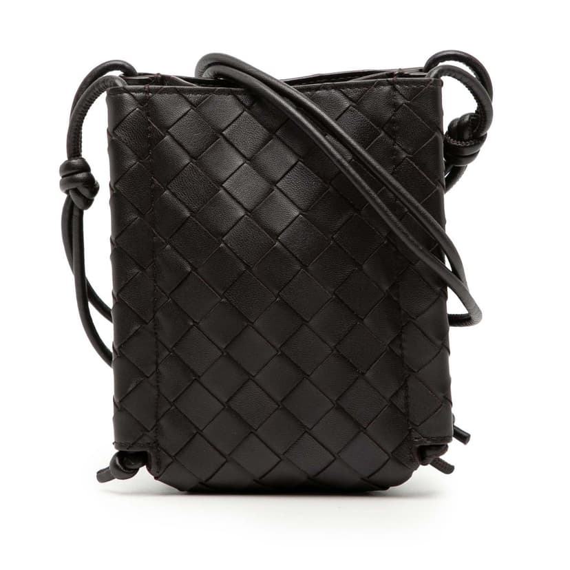 Bottega Veneta Mini Nappa Intrecciato The Knot Crossbody