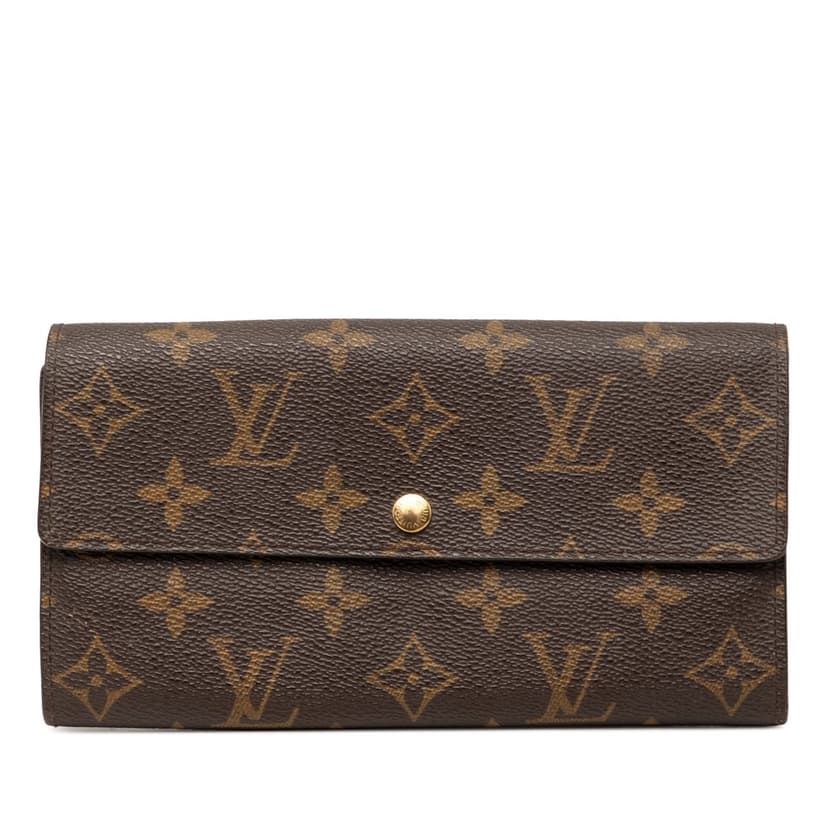 Louis Vuitton Monogram Sarah Long Wallet