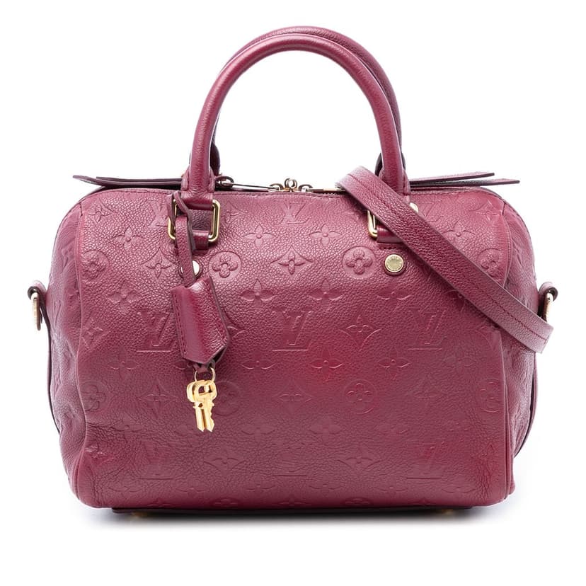 Louis Vuitton Monogram Empreinte Speedy Bandouliere 25