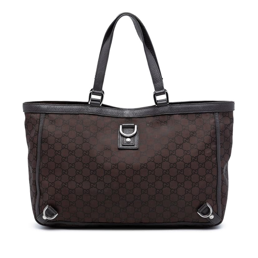 Gucci GG Nylon Abbey D Ring Tote
