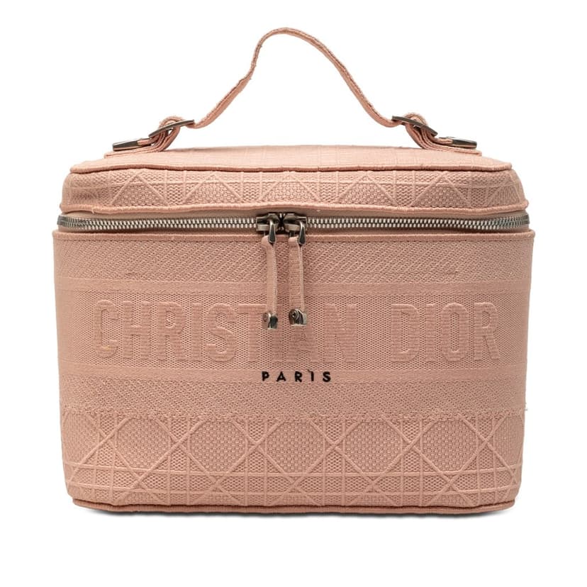 Dior Diortravel Canvas Cannage D Lite Vanity Case