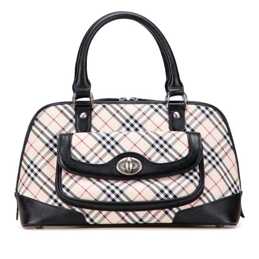 Burberry Nova Check Canvas Handbag
